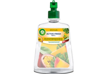 GAISA ATSVAIDZINĀTĀJA REZERVE AIRWICK ACTIVE FRESH MANGO & PASSION FRUIT 228ML