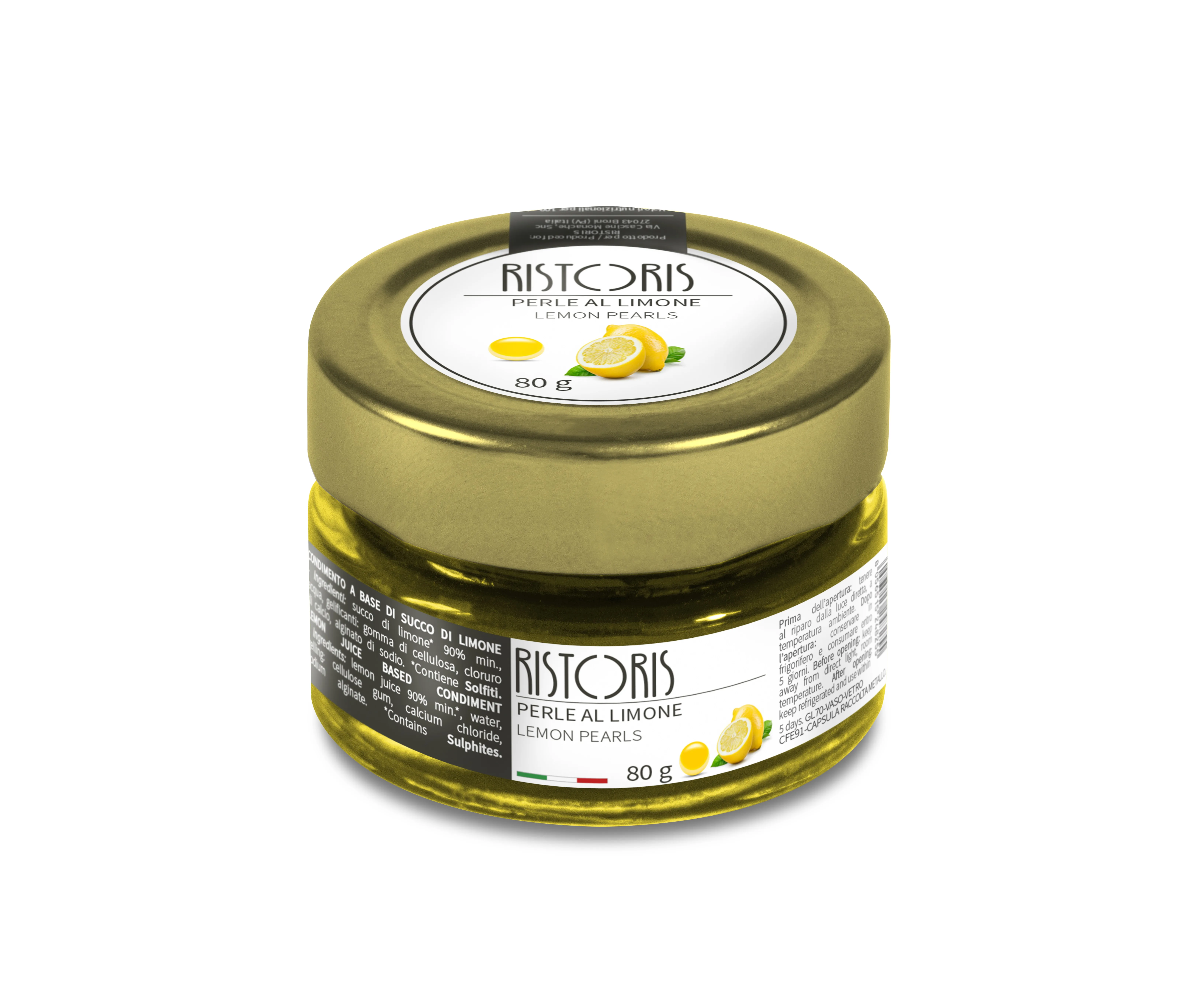 CITRONU PĒRLĪTES RISTORIS, 80G