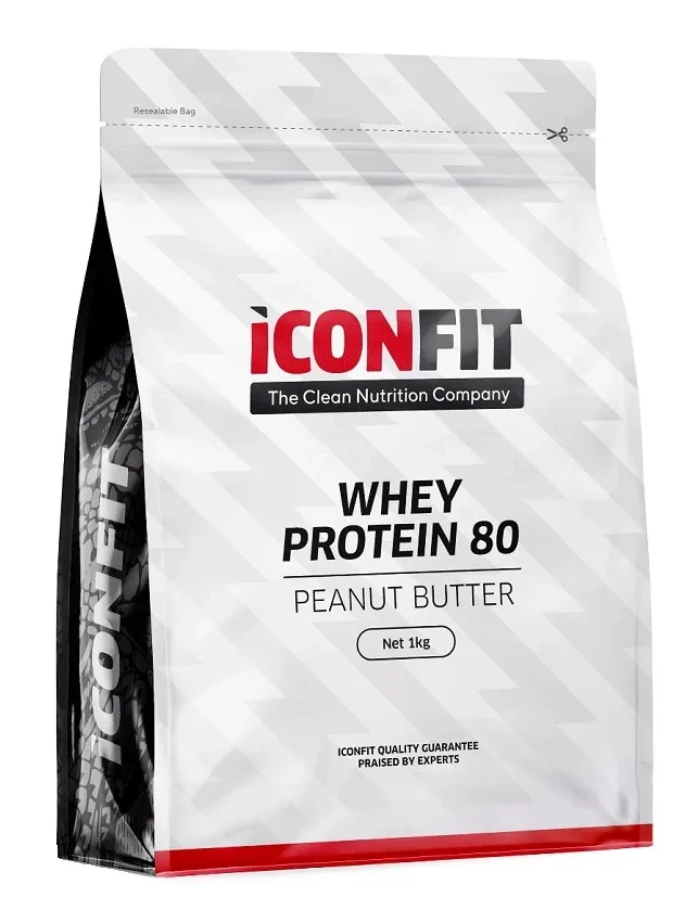 Iconfit sūkalu proteīns 80 zemesriekstu sviests, 1 kg