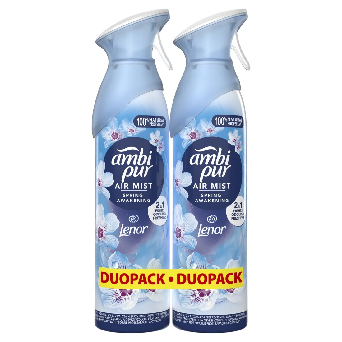 IZSMIDZINĀMS GAISA ATSVAIDZINĀTĀJS AMBI PUR SPRING AWAKENING, 2X185ML