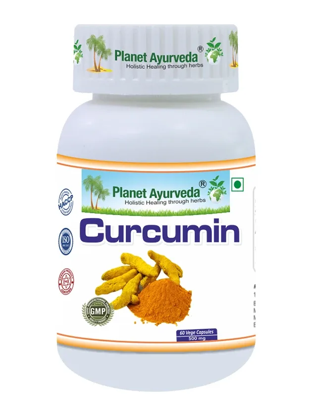 Planet Ayurveda® Kurkumas Sakne 95% organic, 60 kapsulas
