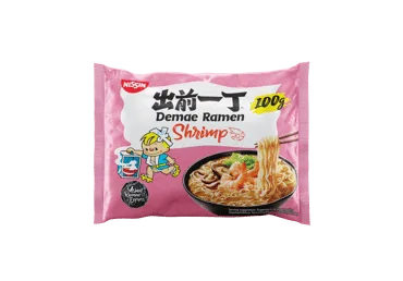 NŪDEĻU ZUPA NISSIN DEMAE RAMEN GARNELES 100G