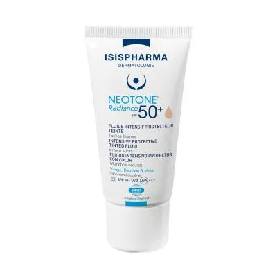 Isispharma Neotone Radiance SPF50+ tonēts aizsargfluīds pigmentācijai light 30 ml