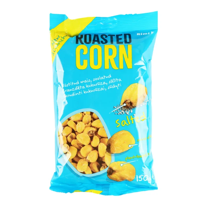 KUKURŪZA RIMI GRAUZDĒTA, SĀLĪTA 150G