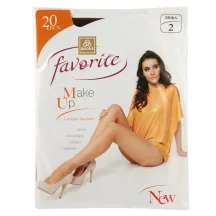 SIEVIEŠU ZEĶBIKSES FAVORITE MAKE UP 20 DEN 42111 D.BEIGE 1-2