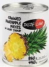ANANĀSU GABALI TASTE LAND, 850G/490G