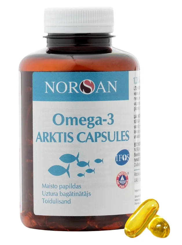 Norsan Omega-3 arktis, 120 kapsulas