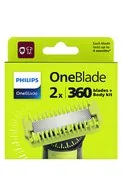 PHILIPS ONEBLADE 360 QP624/50 ASMEŅI NOMAINĀMI (FACE&BODY), 2GAB.