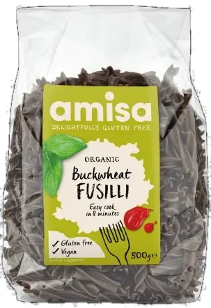 Макароны фузилли AMISA BIO, 500 г
