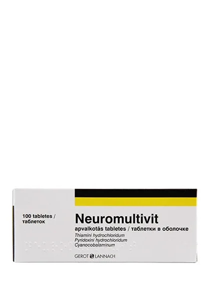 Neuromultivit, 100 tabletes