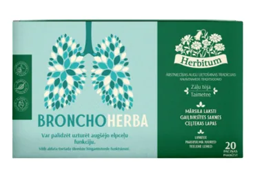 ZĀĻU TĒJA HERBITUM BRONCHUS 20X1,5G