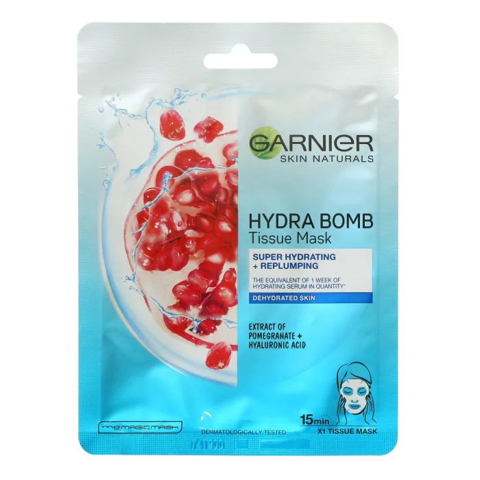 SEJAS MASKA GARNIER HYDRA BOMB, GRANĀTĀBOLS