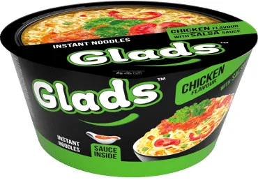 ĀTRI PAGATAVOJAMAS NŪDELES GLADS AR VISTAS GARŠU 85G
