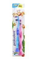 PROKUDENT KIDS 3-6 ZOBU BIRSTES, 2GAB. (DAŽĀDAS KRĀSAS)