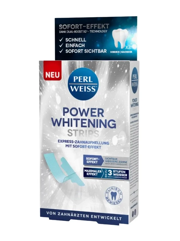 Perlweiss Power Whitening, sloksnes 2 x 5 gb.