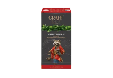 MELNĀ TĒJA GRAFF CHERRY SAMURAI 20X1.5G