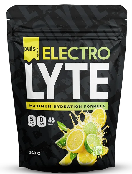 Puls Nutrition Electrolyte Lemon-Lime pulveris, 240 g