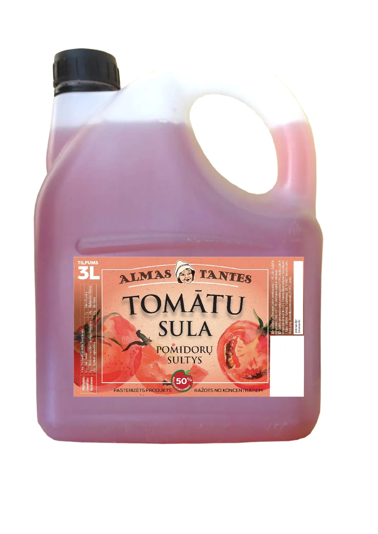 SULA ALMAS TANTE TOMĀTU, HDPE, 3L