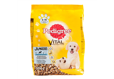 SAUSĀ SUŅU BARĪBA PEDIGREE JUNIOR CĀĻA GAĻAS 500G