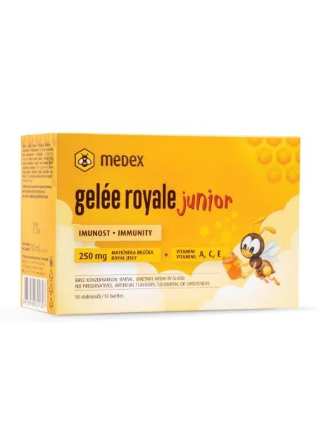 Medex gelée royale junior ampulas, 10 gb.