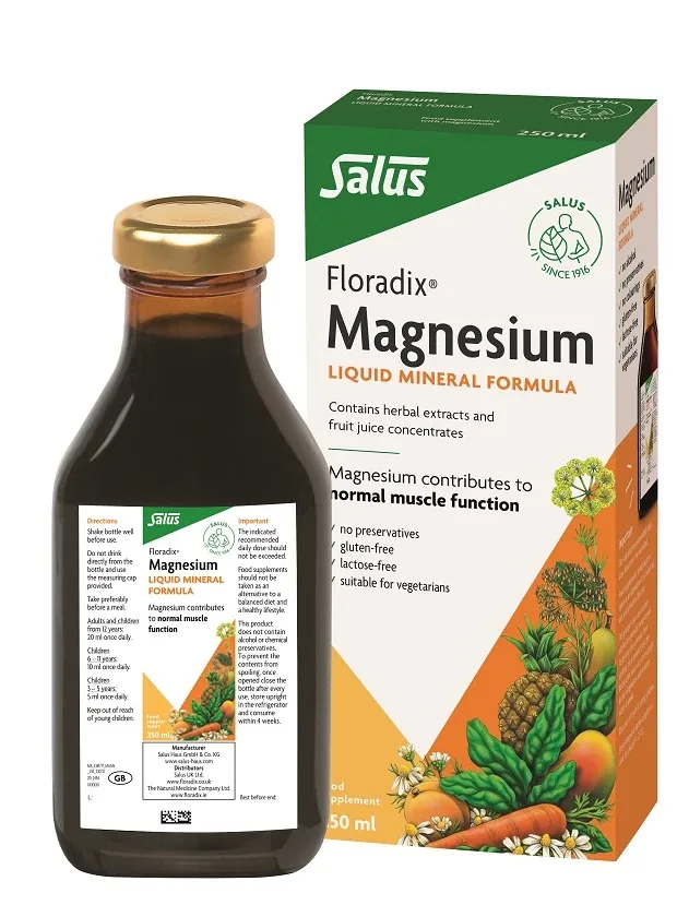 Floradix Magnesium (magnijs) šķidrā veidā, 250 ml