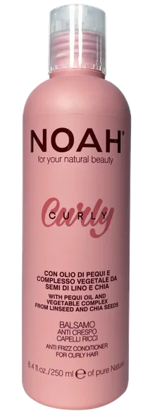 Noah Curly Anti-Frizz matu kondicionieris, 250 ml