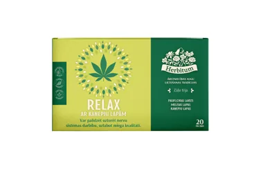 ZĀĻU TĒJA HERBITUM RELAX 20X1,5G