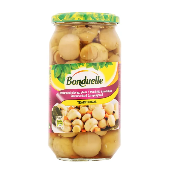 MARINĒTI ŠAMPINJONI BONDUELLE TRADITIONAL 540G/290G
