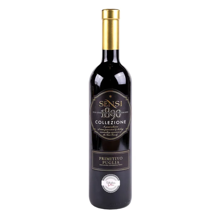 Sarkanvīns Selection by Rimi Primitivo Collezione 15% 0,75 l, sauss