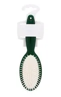 JÄNEKE LARGE PNEUMATIC OVAL BRUSH PNEIMATISKĀ MATU SUKA, LIELA IZMĒRA, GREEN