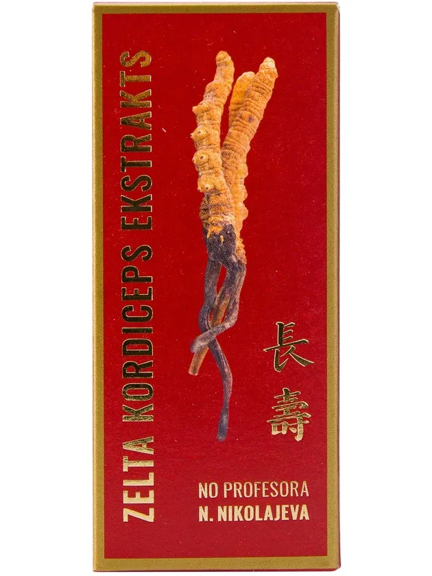 Kordiceps zelta tinktūra, 50 ml