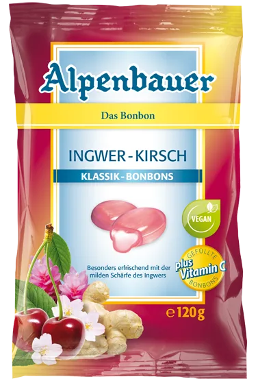 Alpenbauer Ingwer Kirsch konfektes, 120 g