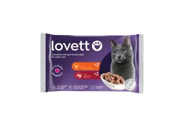 KAĶU KONSERVI MIX LIELLOPA-VISTAS LOVETT 4X100G