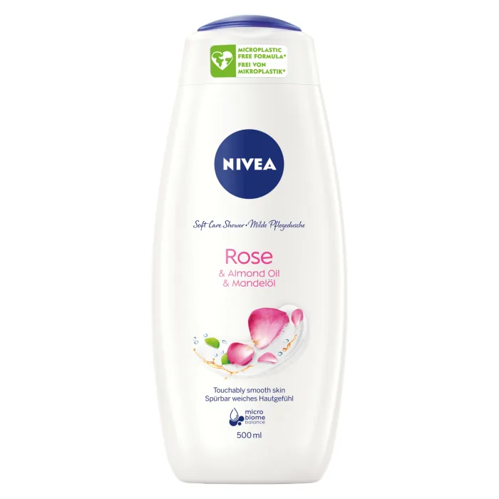 DUŠAS ŽELEJA NIVEA ROSE & ALMOND OIL 500ML