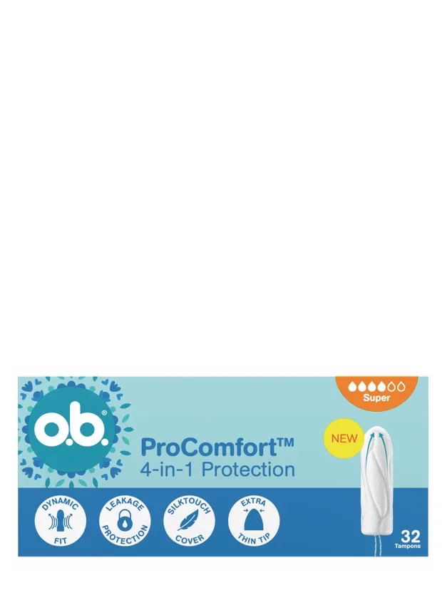 Ob higiēniskie tamponi procomfort super, 32 gb.