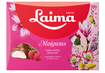 ZEFĪRS LAIMA MAIGUMS AVEŅU ŠOKOLĀDĒ 185G