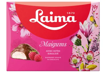 ZEFĪRS LAIMA MAIGUMS AVEŅU ŠOKOLĀDĒ 185G