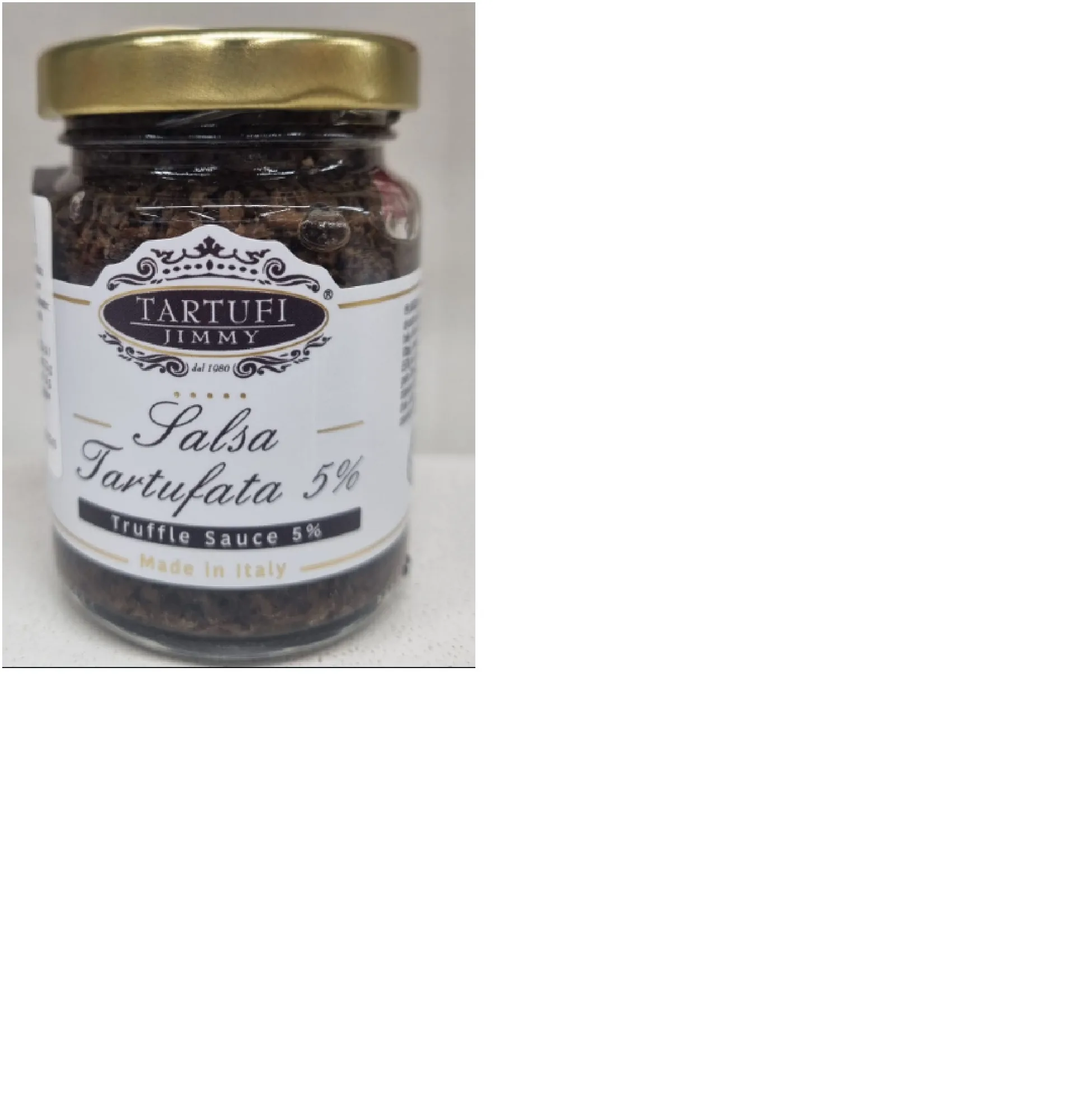 KRĒMS TARTUFI JIMMY, AR MELNO TRIFELI UN PECORINO ROMANO SIERU, 130G