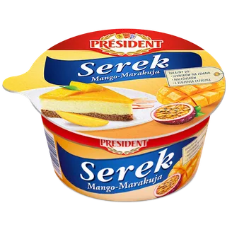 BIEZPIENA KRĒMS PRESIDENT MANGO PASIFLORU 400G