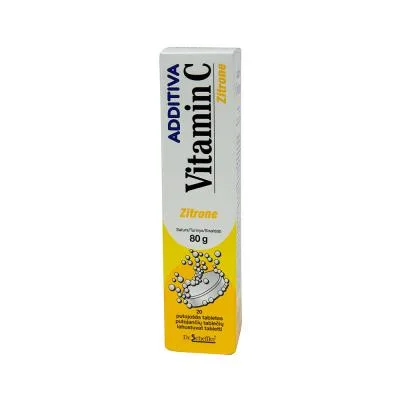 Additiva Vitamin C Zitrone 1000 mg C vitamīns N20