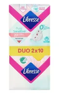 LIBRESSE PURE SENSITIVE ULTRA+ REGULAR WING DUO HIGIĒNISKĀS PAKETES, 2X10GAB.