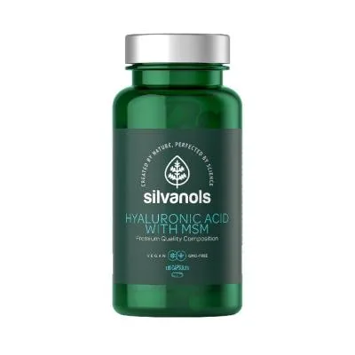 Silvanols Hyaluronic Acid With MSM kapsulas N120