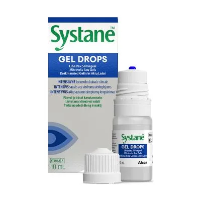 Systane Gel Drops mitrinošs acu gels 10 ml