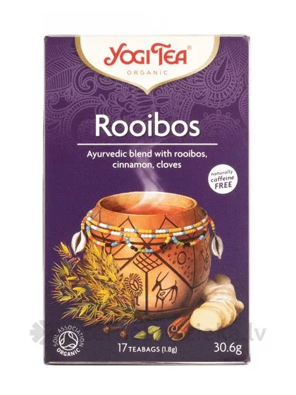 Tēja yogi rooibos, 17 paciņas