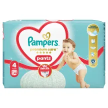 AUTIŅBIKSĪTES PAMPERS PREMIUM CARE PANTS VALUE PACK S4 40 GAB.