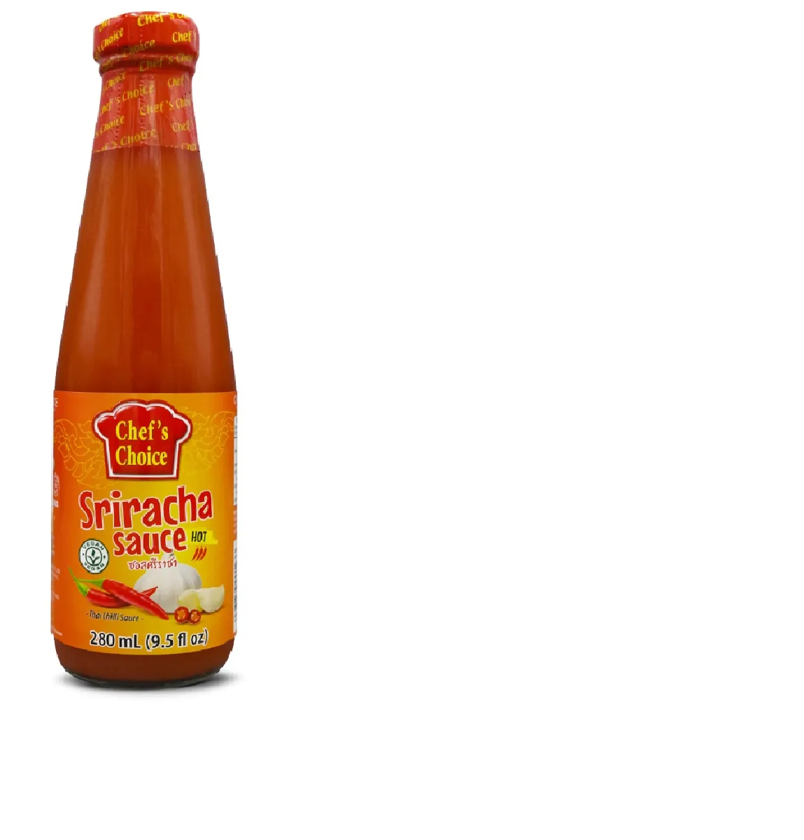 Mērce chefs choice sriracha hot, 280 ml