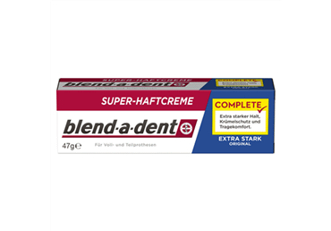 FIKSĒJOŠS KRĒMS ZOBU PROTĒZĒM BLEND A DENT ORIGINAL COMPLETE, 47 G