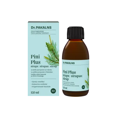 Dr.pakalns Pini Plus sīrups 120 ml