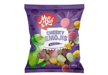 ŽELEJAS KONFEKTES MIO&RIO EMOJI 200G