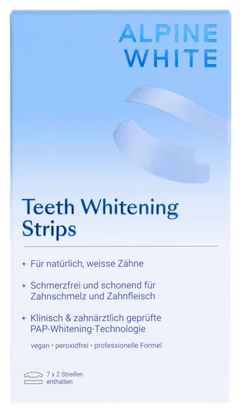 Alpine White Whitening zobu balināšanas plāksnītes, 7 gab.